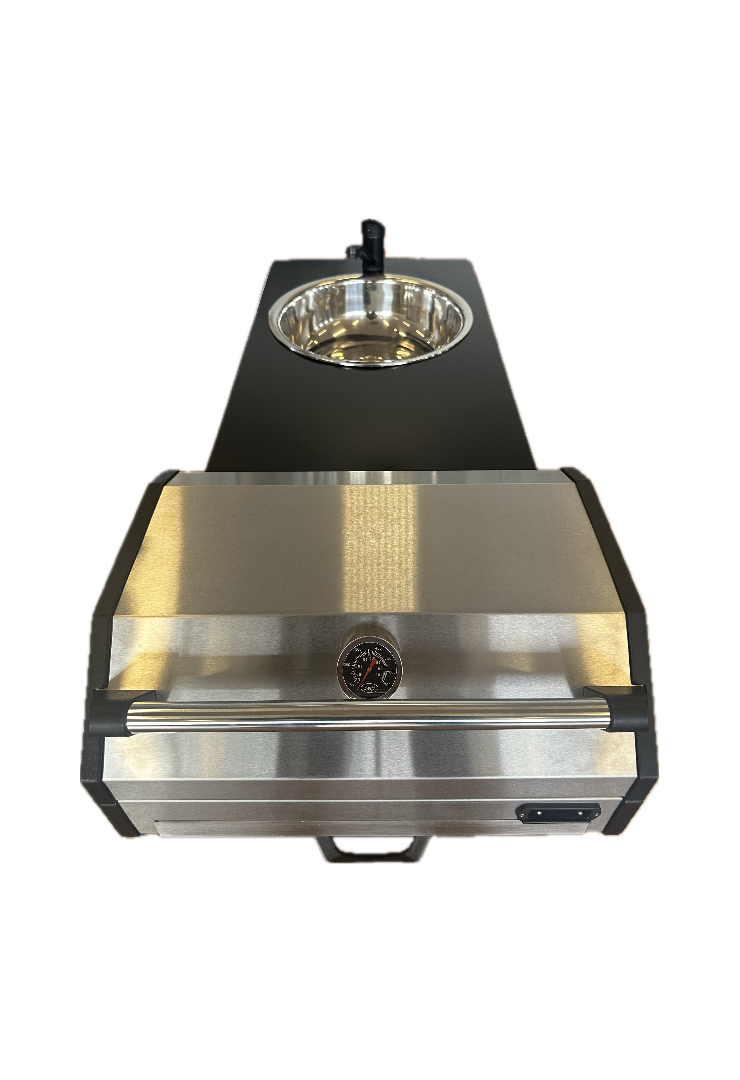 Swift Alfresco S/S (Slide-Out, Electric BBQ & Sink) - Hawk Appliances